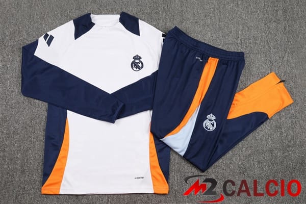 Insieme Tuta Calcio Real Madrid Bianco 2024/2025