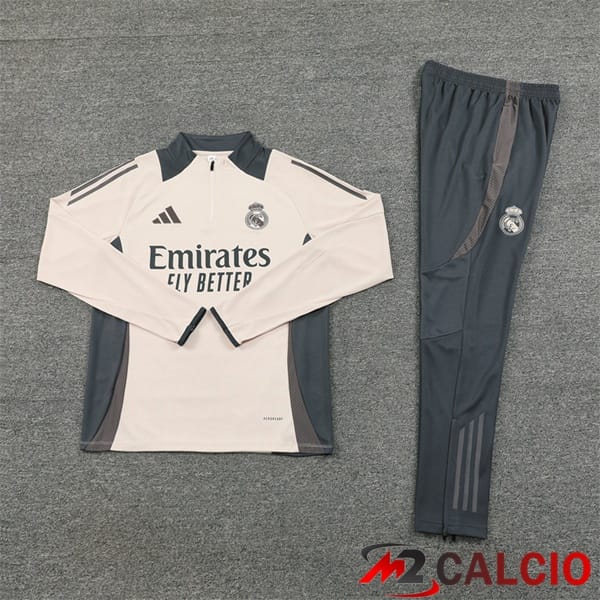 Insieme Tuta Calcio Real Madrid Grigio 2024/2025