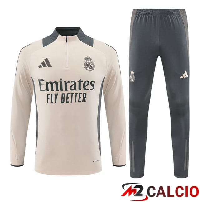 Maglie Calcio Personalizzate,Tute Calcio Squadre,Maglia Nazionale Italiana Calcio | Insieme Tuta Calcio Real Madrid Grigio 2024/2025