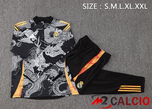 Insieme Tuta Calcio Real Madrid Nero 2024/2025