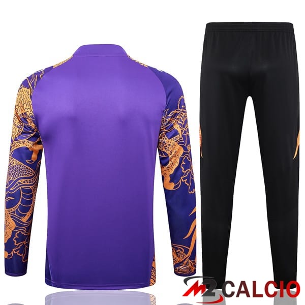 Insieme Tuta Calcio Real Madrid Viola 2024/2025