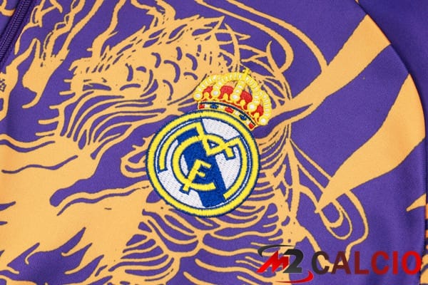 Insieme Tuta Calcio Real Madrid Viola 2024/2025
