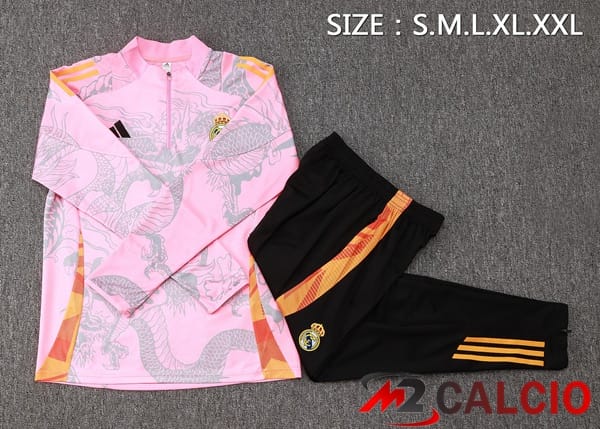 Insieme Tuta Calcio Real Madrid Rosa 2024/2025