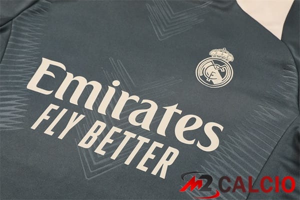 Insieme Tuta Calcio Real Madrid Grigio 2024/2025