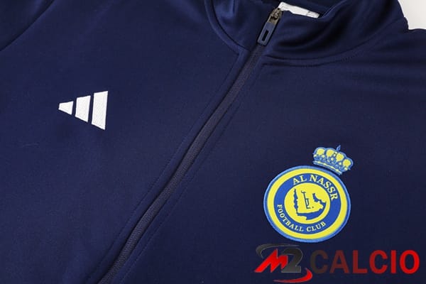 Insieme Tuta Calcio - Giacca Al-Nassr FC Blu Reale 2024/2025