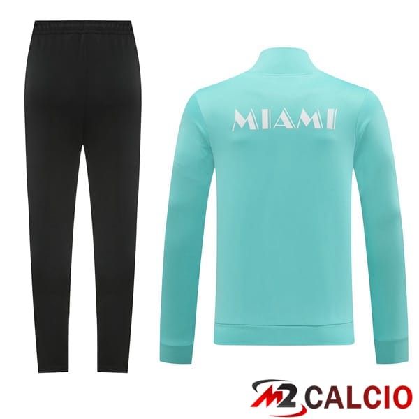 Insieme Tuta Calcio - Giacca Inter Miami CF Verde 2024/2025