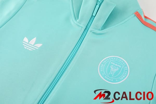 Insieme Tuta Calcio - Giacca Inter Miami CF Verde 2024/2025