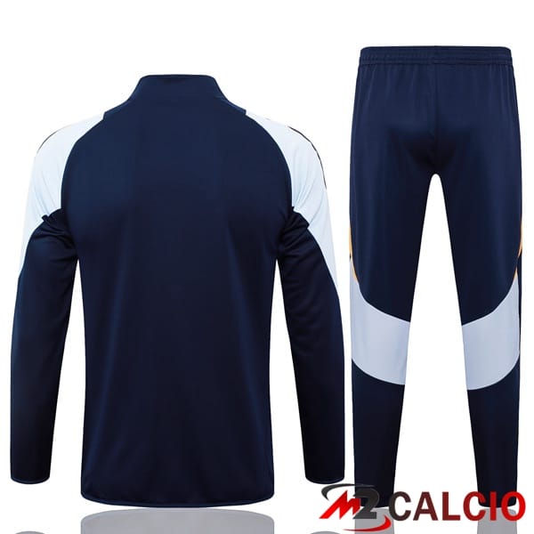 Insieme Tuta Calcio - Giacca Real Madrid Blu Reale 2024/2025