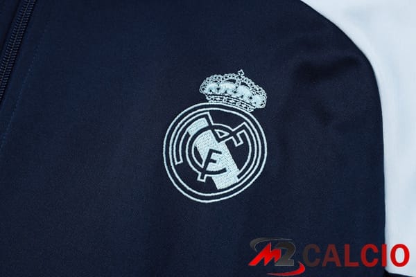Insieme Tuta Calcio - Giacca Real Madrid Blu Reale 2024/2025
