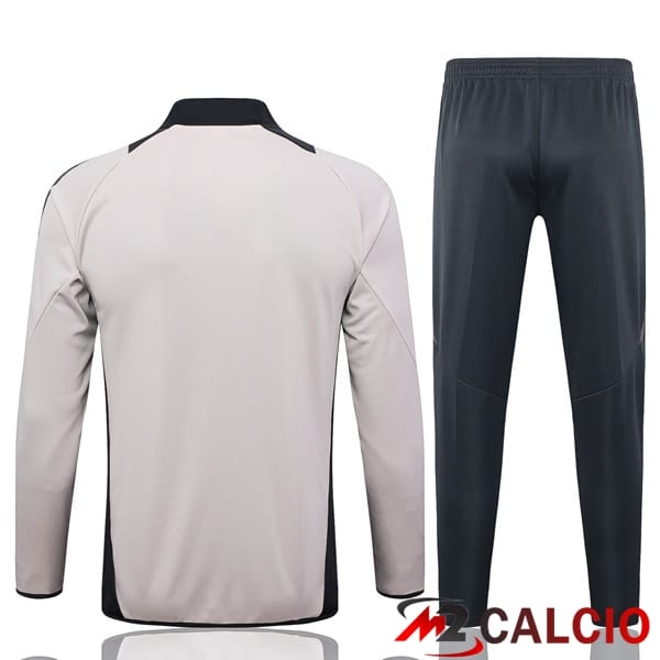 Insieme Tuta Calcio - Giacca Real Madrid Grigio 2024/2025