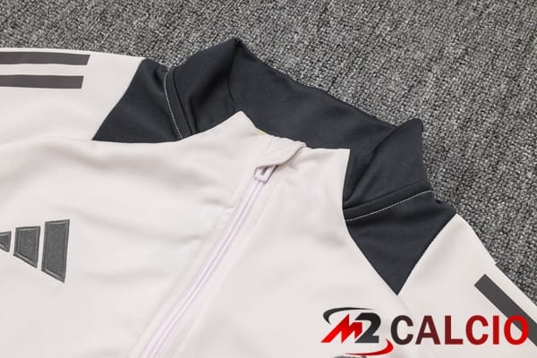 Insieme Tuta Calcio - Giacca Real Madrid Grigio 2024/2025