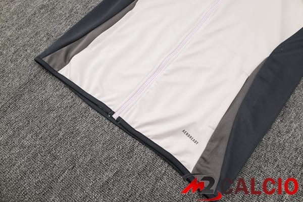Insieme Tuta Calcio - Giacca Real Madrid Grigio 2024/2025