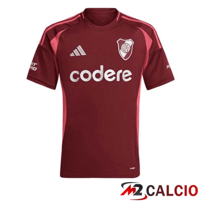 Maglie Calcio Personalizzate,Tute Calcio Squadre,Maglia Nazionale Italiana Calcio | Maglie Calcio River Plate Seconda Rosso 2024/2025