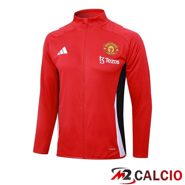 Maglie Calcio Personalizzate,Tute Calcio Squadre,Maglia Nazionale Italiana Calcio | Giacca Calcio Manchester United Rosso 2024/2025