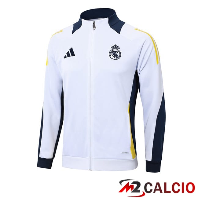 Giacca Calcio Real Madrid Bianco 2024/2025