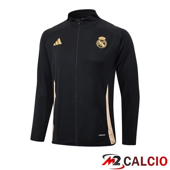 Giacca Calcio Real Madrid Nero 2024/2025