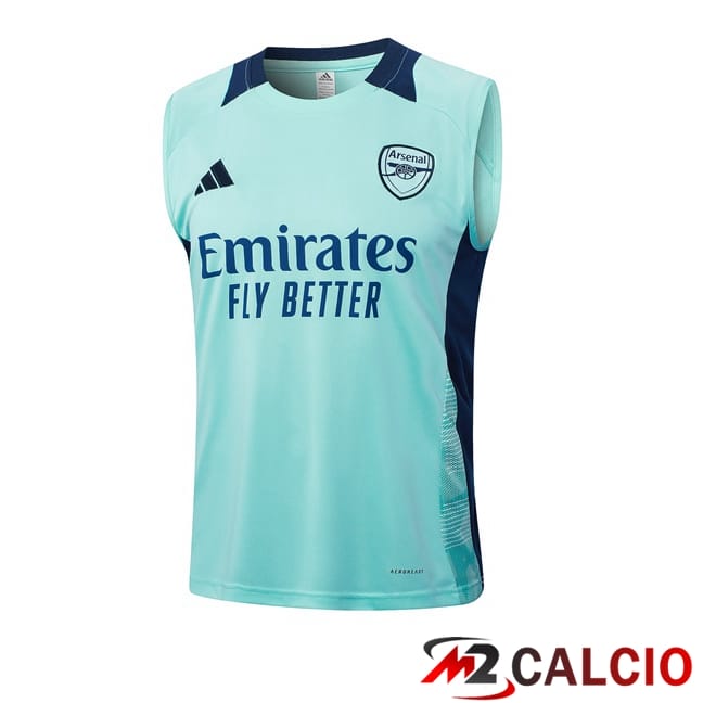 Maglie Calcio Personalizzate,Tute Calcio Squadre,Maglia Nazionale Italiana Calcio | Canotta Allenamento Arsenal Blu 2024/2025