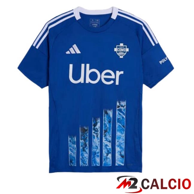 Maglie Calcio Personalizzate,Tute Calcio Squadre,Maglia Nazionale Italiana Calcio | Maglie Calcio Como 1907 Prima Blu 2024/2025