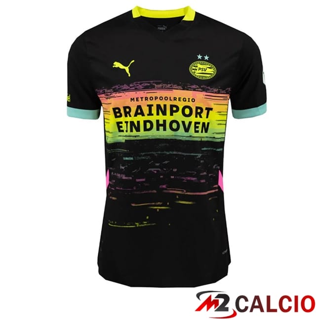 Maglie Calcio Personalizzate,Tute Calcio Squadre,Maglia Nazionale Italiana Calcio | Maglie Calcio PSV Eindhoven Seconda 2024/2025