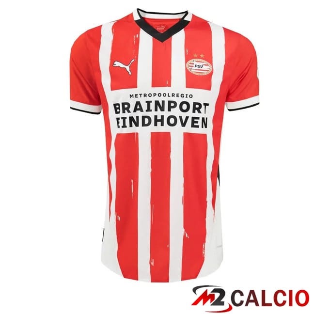 Maglie Calcio Personalizzate,Tute Calcio Squadre,Maglia Nazionale Italiana Calcio | Maglie Calcio PSV Eindhoven Prima 2024/2025