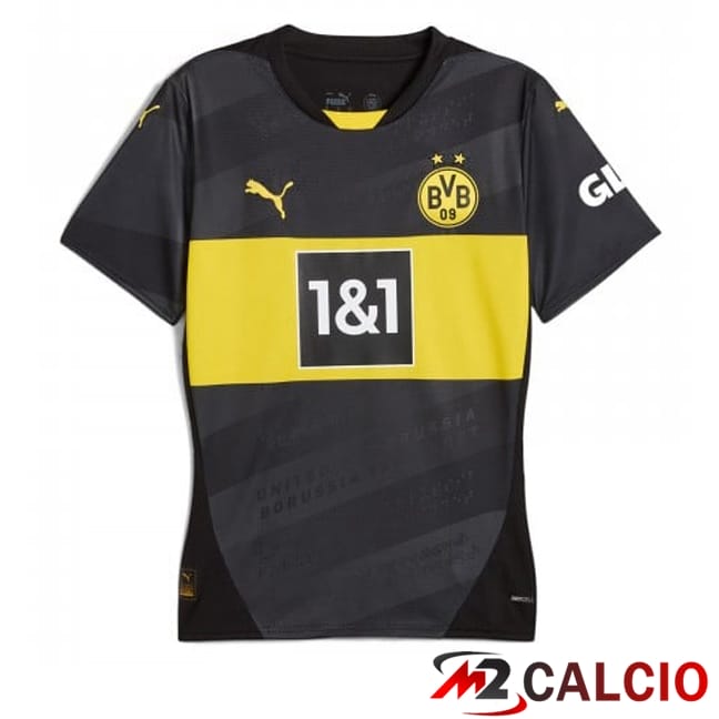 Maglie Calcio Personalizzate,Tute Calcio Squadre,Maglia Nazionale Italiana Calcio | Maglie Calcio Dortmund Donna Seconda 2024/2025
