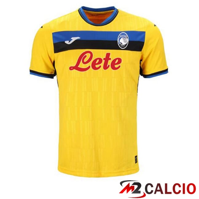 Maglie Calcio Personalizzate,Tute Calcio Squadre,Maglia Nazionale Italiana Calcio | Maglie Calcio Atalanta Terza Giallo 2024/2025