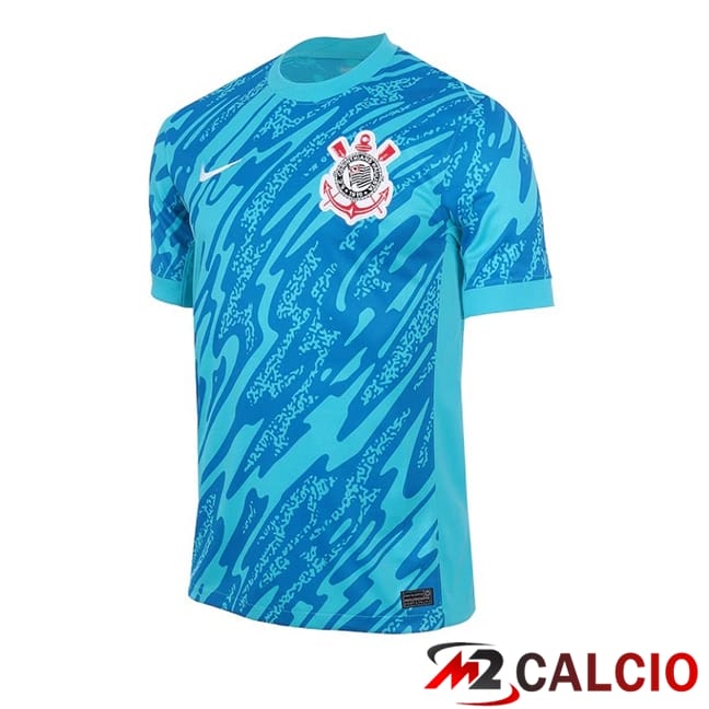 Maglie Calcio Personalizzate,Tute Calcio Squadre,Maglia Nazionale Italiana Calcio | Maglie Calcio Corinthians Portiere Blu 2024/2025