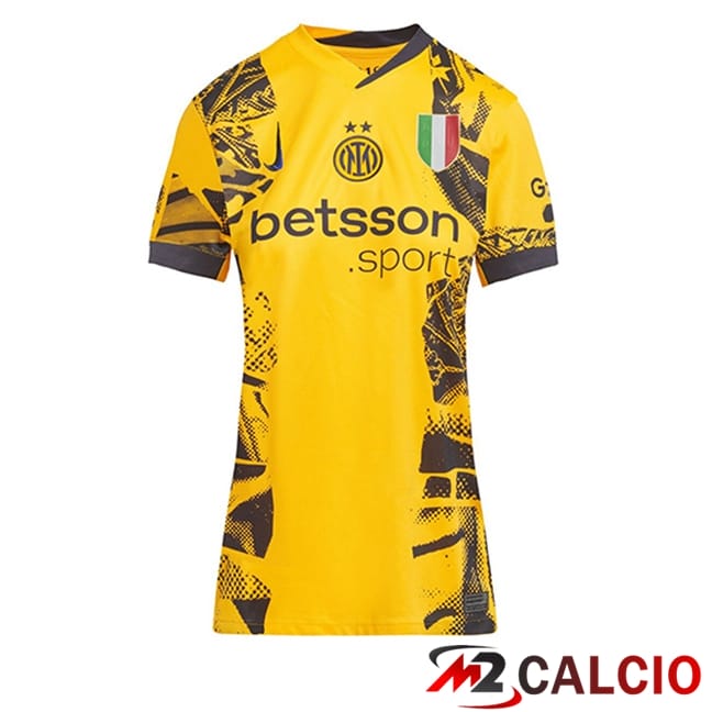 Maglie Calcio Personalizzate,Tute Calcio Squadre,Maglia Nazionale Italiana Calcio | Maglie Calcio Inter Milan Donna Terza 2024/2025