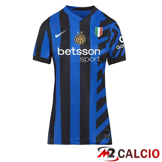 Maglie Calcio Personalizzate,Tute Calcio Squadre,Maglia Nazionale Italiana Calcio | Maglie Calcio Inter Milan Donna Prima 2024/2025
