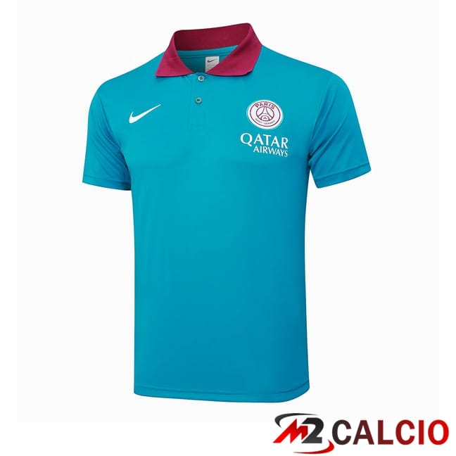 Maglie Calcio Personalizzate,Tute Calcio Squadre,Maglia Nazionale Italiana Calcio | Maglie Polo Paris PSG Blu 2024/2025