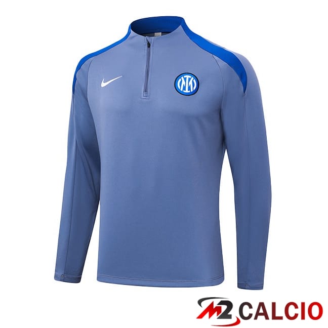 Maglie Calcio Personalizzate,Tute Calcio Squadre,Maglia Nazionale Italiana Calcio | Felpa Allenamento Inter Milan Grigio 2024/2025