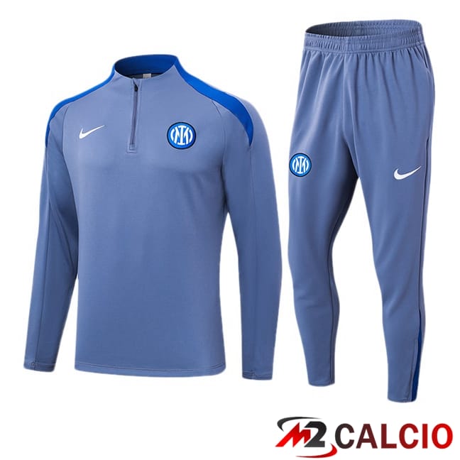 Maglie Calcio Personalizzate,Tute Calcio Squadre,Maglia Nazionale Italiana Calcio | Insieme Tuta Calcio Inter Milan Grigio 2024/2025