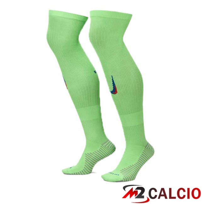 Maglie Calcio Personalizzate,Tute Calcio Squadre,Maglia Nazionale Italiana Calcio | Calzini Calcio Barcellona Terza Verde 2024/2025