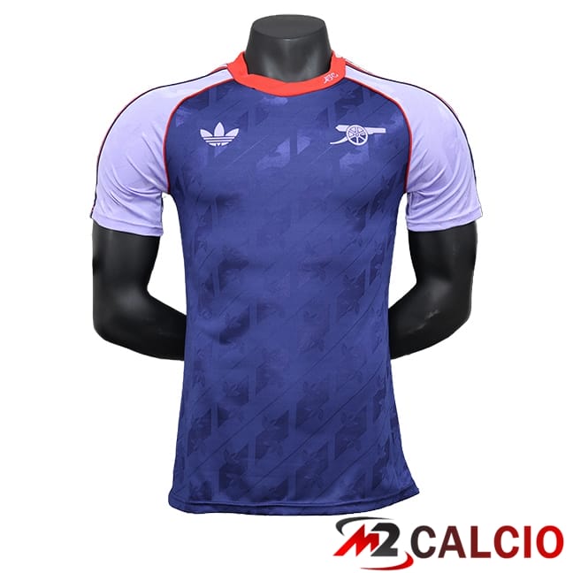 Maglie Calcio Personalizzate,Tute Calcio Squadre,Maglia Nazionale Italiana Calcio | Maglie Calcio Arsenal Edizione Speciale Viola 2024/2025