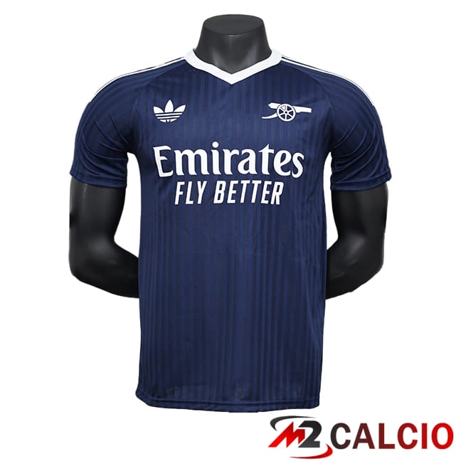 Maglie Calcio Personalizzate,Tute Calcio Squadre,Maglia Nazionale Italiana Calcio | Maglie Calcio Arsenal Edizione Speciale Blu Marino 2024/2025