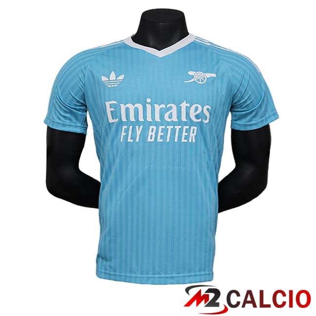 Maglie Calcio Personalizzate,Tute Calcio Squadre,Maglia Nazionale Italiana Calcio | Maglie Calcio Arsenal Edizione Speciale Blu 2024/2025