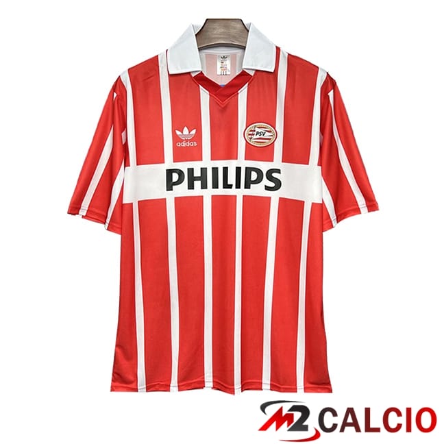 Maglie Calcio Personalizzate,Tute Calcio Squadre,Maglia Nazionale Italiana Calcio | Maglie Calcio PSV Eindhoven Retro Prima 1990