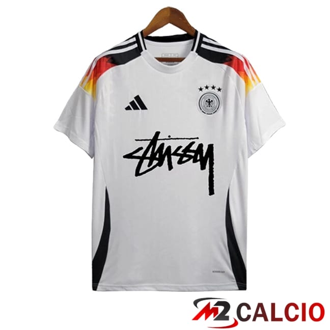 Maglie Calcio Personalizzate,Tute Calcio Squadre,Maglia Nazionale Italiana Calcio | Maglie Calcio Germania Prima Co-branded Edition 2024/2025