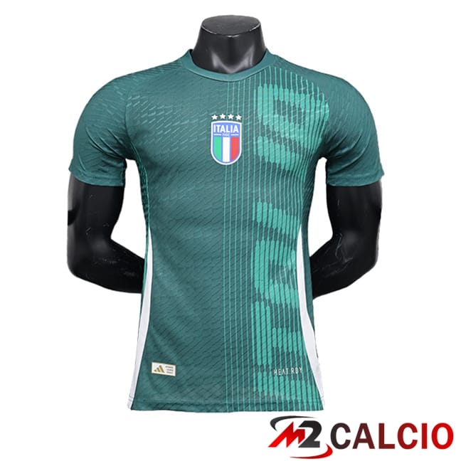 Maglie Calcio Personalizzate,Tute Calcio Squadre,Maglia Nazionale Italiana Calcio | Maglie Calcio Italia Edizione Speciale Verde 2024/2025