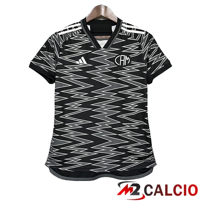 Maglie Calcio Personalizzate,Tute Calcio Squadre,Maglia Nazionale Italiana Calcio | Maglie Calcio Atletico Mineiro Donna Terza 2024/2025