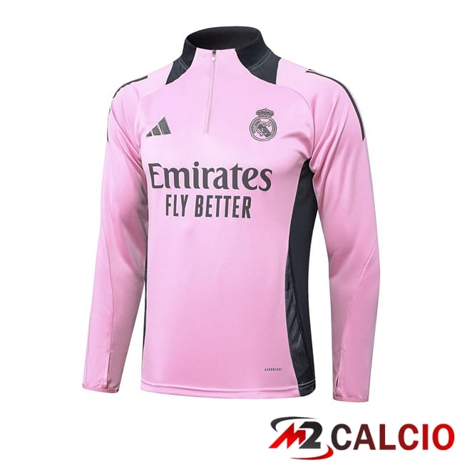 Maglie Calcio Personalizzate,Tute Calcio Squadre,Maglia Nazionale Italiana Calcio | Felpa Allenamento Real Madrid Rosa 2024/2025