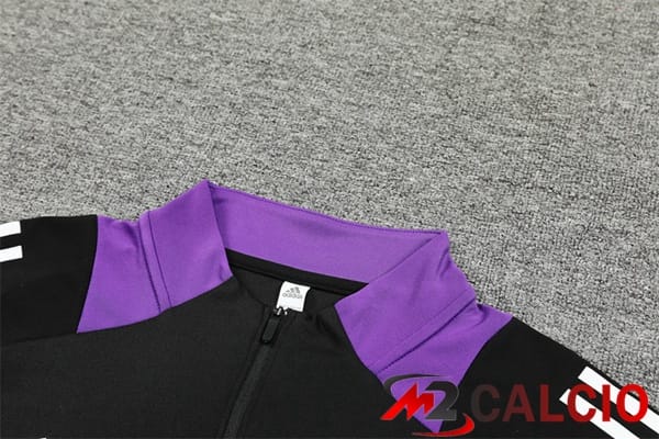 Insieme Tuta Calcio Real Madrid Viola Nero 2024/2025