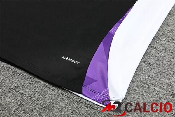 Insieme Tuta Calcio Real Madrid Viola Nero 2024/2025