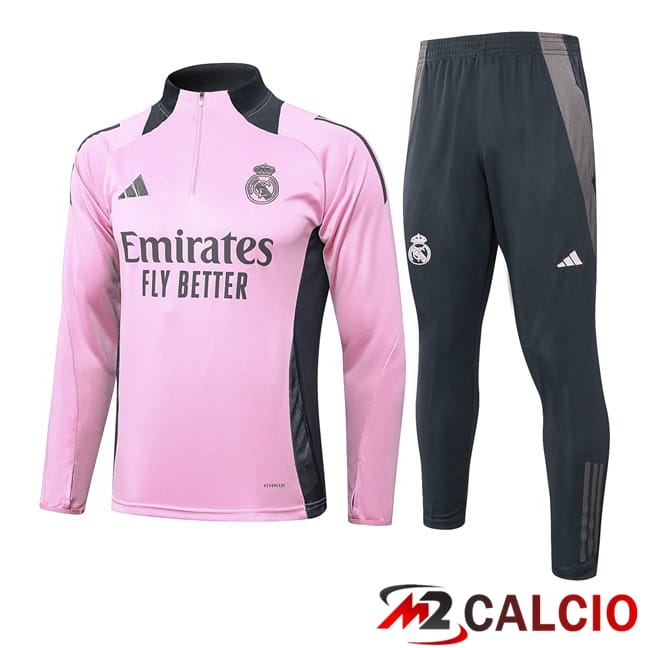 Maglie Calcio Personalizzate,Tute Calcio Squadre,Maglia Nazionale Italiana Calcio | Insieme Tuta Calcio Real Madrid Rosa 2024/2025