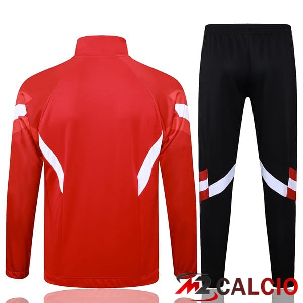 Insieme Tuta Calcio - Giacca Bayern Monaco Rosso 2024/2025