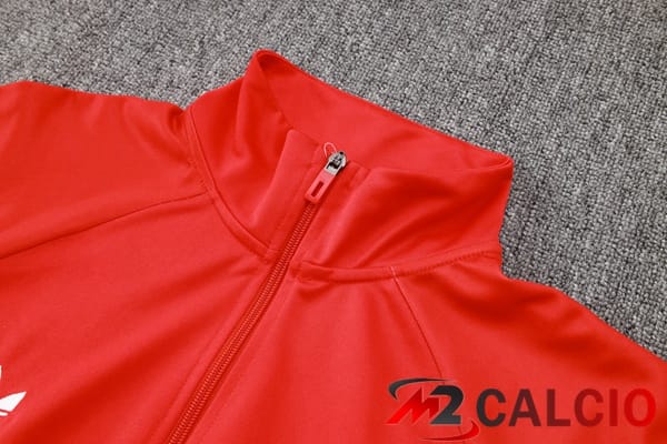 Insieme Tuta Calcio - Giacca Bayern Monaco Rosso 2024/2025