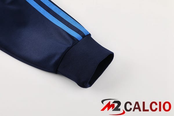 Insieme Tuta Calcio - Giacca Manchester United Blu Reale 2024/2025