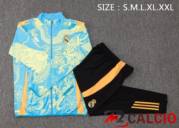 Insieme Tuta Calcio - Giacca Real Madrid Blu 2024/2025