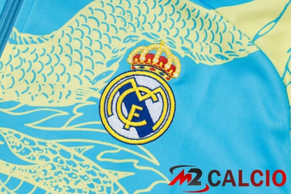 Insieme Tuta Calcio - Giacca Real Madrid Blu 2024/2025
