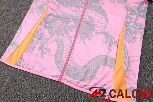 Insieme Tuta Calcio - Giacca Real Madrid Rosa 2024/2025